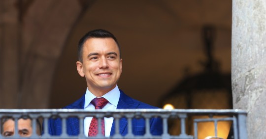 Esta es la primera confirmación oficial del acto de toma de posesión del nuevo presidente de Ecuador, que reemplazará al conservador Guillermo Lasso /  Foto: EFE