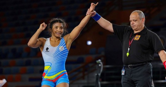 Lucía Yépez conquistó la medalla de oro en Egipto / Foto: cortesía de Comité Olímpico Ecuatoriano