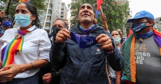 Yaku Pérez va segundo en conteo a falta de procesar 1,85 % de actas / Foto EFE