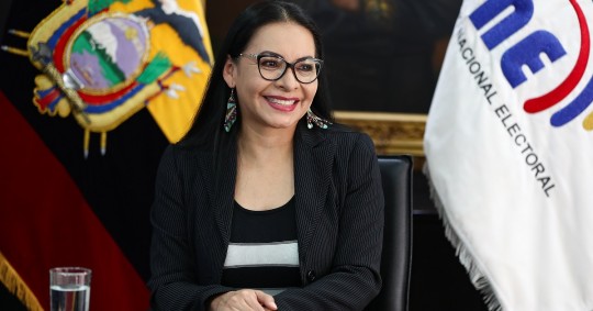 Diana Atamaint, avanzó que las elecciones a las que debe convocar hasta el próximo miércoles- podrían desarrollarse el 20 de agosto/ Foto: cortesía EFE
