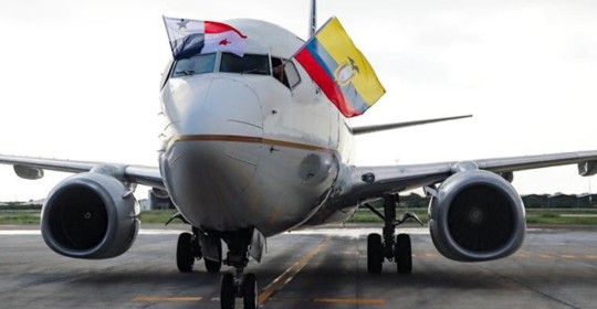 La aerolínea panameña Copa Airlines inauguró esta ruta el 27 de junio./ Foto: cortesía MTOP
