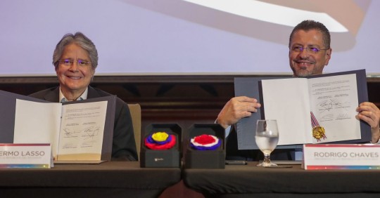"El Gobierno Nacional ratifica que dicho instrumento comercial cumple con estricta observancia los principios y garantías contemplados en la Constitución de la República" / Foto: cortesía Guillermo Lasso