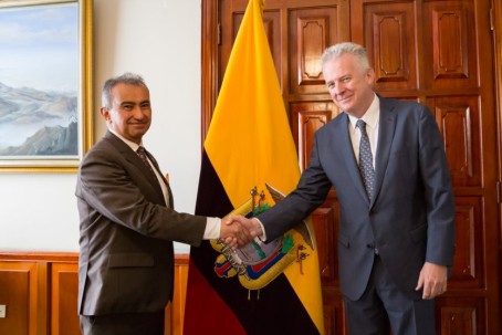 Ecuador y Australia apuestan por impulsar las relaciones bilaterales - Foto cortesía Cancillería 