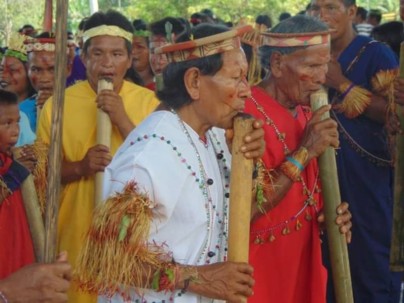Indígenas siekopais viven fiesta de rejuvenecimiento - Foto: El Universo