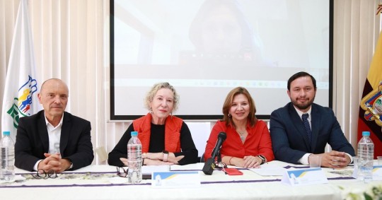 Esta asistencia cuenta con el apoyo de la Embajada de España en Quito y el Ministerio de Inclusión, Seguridad Social y Migraciones de España/ Foto: cortesía IESS