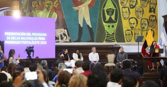 El programa de becas de postgrados ‘Fortalécete 2023’ fue presentado / Foto: cortesía Secretaría General de Comunicación de la Presidencia