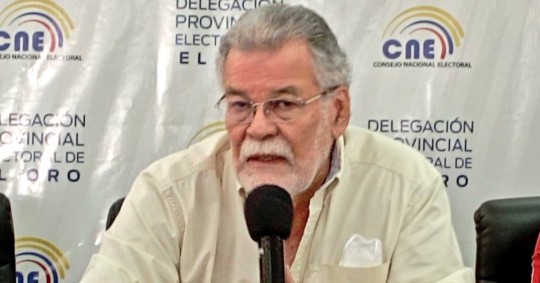 El supuesto centro paralelo se halló al realizar una visita protocolaria a la delegación del CNE en Guayaquil / Foto: cortesía Enrique Pita