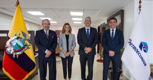 Se analizó la posibilidad de realizar modificaciones al contrato de largo plazo. / Foto: Cortesía Petroecuador
