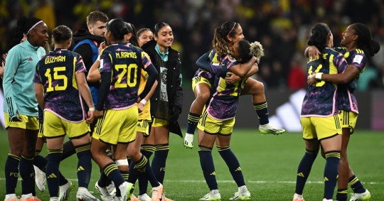Un gol de Catalina Usme le permitió a Colombia quebrar la historia y clasificarse por primera vez a los cuartos de final en un Mundial femenino / Foto: cortesía Ministerio del Deportes de Colombia 