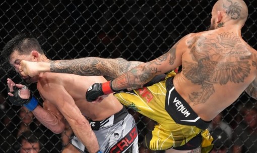 Marlon ‘Chito’ Vera’ logró otra espectacular victoria en la categoría de peso gallo en la UFC. Es su cuarto triunfo consecutivo / Foto: cortesía UFC