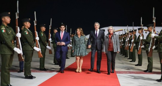  Lasso, llegó la México para cerrar las negociaciones de un acuerdo comercial entre ambos países / Foto: cortesía Secretario de Relaciones Exteriores de México