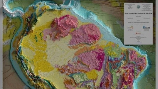 Un mapa geológico es una herramienta útil en la administración de recursos naturales y en el ordenamiento territorial / Imagen: IIGE