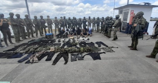 Las detenciones se realizaron durante una operación militar donde localizaron una base presuntamente utilizada por este grupo / Foto: cortesía FF.AA.