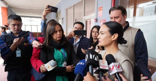 De Saint Malo destacó el proceso de votaciones y, sobre todo, la actitud de los candidatos presidenciales que aceptaron el resultado de la votación / Foto: cortesia Isabel de Sanit Malo