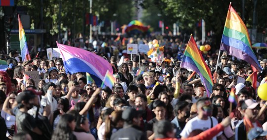 La marcha en Quito fue apoyada por las máximas autoridades de la ciudad./ Foto: Cortesía EFE