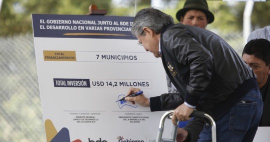 El dinero será para proyectos de agua potable y alcantarillado./ Foto: Cortesía