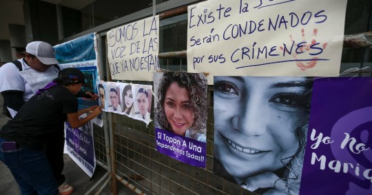 El asesinato de Bernal sacudió a la sociedad ecuatoriana y se volvió en un símbolo de la violencia machista en el país / Foto: EFE