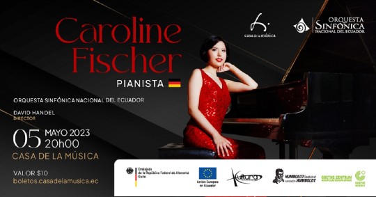El primer concierto será este mismo jueves en el Teatro Beethoven del Colegio Alemán, donde Fischer ofrecerá un recital de piano/ Foto: Cortesía Unión Europea