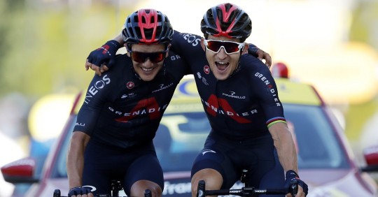 Richard Carapaz, líder de montaña del Tour de Francia / Foto: EFE