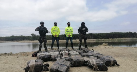Incautan más de 1,3 toneladas de cocaína  / Cortesía de la Policía Nacional