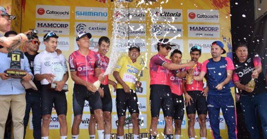 El ciclista colombiano se mantuvo de líder desde la segunda etapa./ Foto: cortesía
