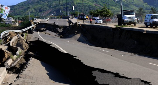 La tectónica y la estructura geomorfológica de la ciudad, han formado fallas representativas dando lugar al Sistema de Fallas Quito / Foto: IIGE 