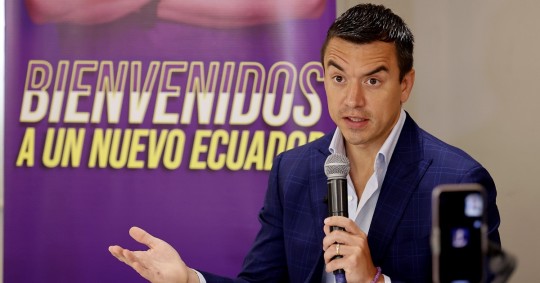 De acuerdo a la firma, Noboa tiene el 55,14 % de intención de voto, mientras González, acumula el 44,86 %/ Foto: cortesía EFE