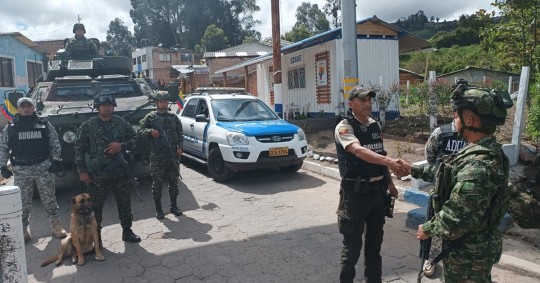 Los militares, acompañados por un puñado de policías, están desplegados sobre pasos formales y no formales / Foto: cortesía Ejército Nacional de Colombia