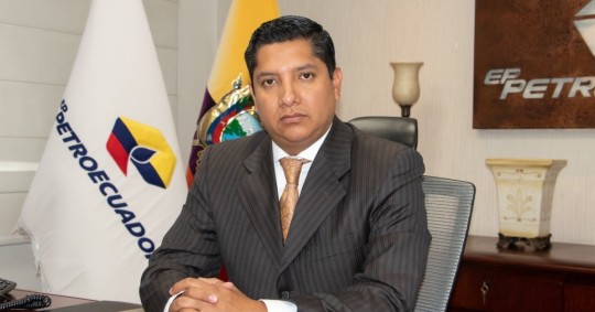 Aguiar ocupará el cargo que dejó vacante Ítalo Cedeño / Foto: cortesía Petroecuador 