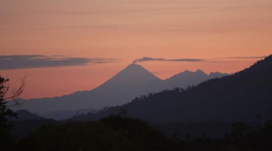 El volcán Sangay está en proceso de erupción desde el 7 de mayo del 2019. Foto: Archivo EL COMERCIO