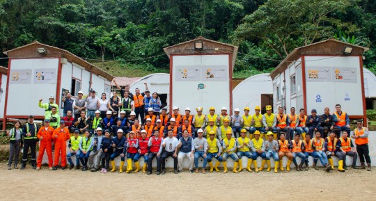 El proyecto minero Warintza avanza en Limón Indanza / Foto: cortesía ministerio de Energía