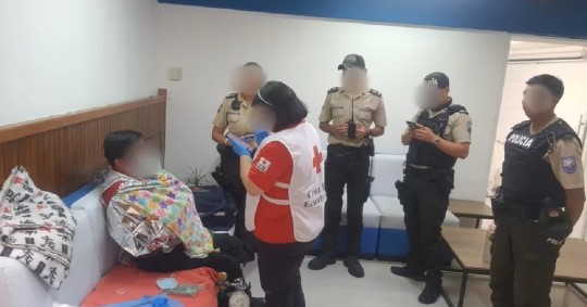 La niña fue trasladada hasta una casa de salud para realizar una evaluación más específica/ Foto: cortesía