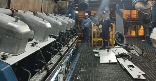 La central, que tiene una potencia instalada de 52 MW, está ubicada en Shushufindi / Foto: cortesía CELEC