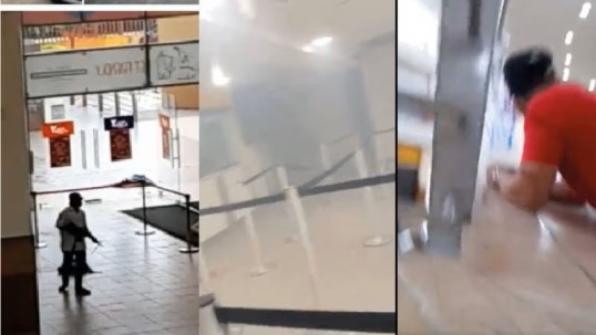 El Centro comercial de Guayaquil fue víctima de un asalto con fusil y explosivos. Se vivieron momentos de terror / Foto: Metro Ecuador