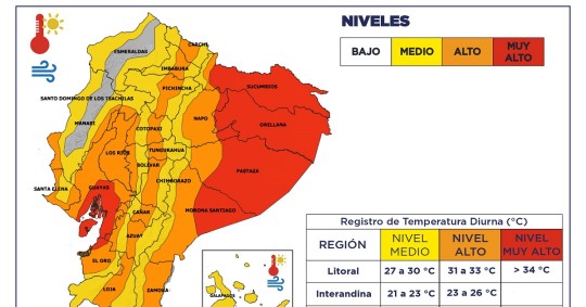 Sucumbíos, Orellana, Pastaza y parte de Morona Santiago tendrán temperaturas sobre los 34 °C/ Foto: cortesía EFE