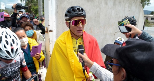 Haro quedó campeón de la Vuelta y Obando ganó la última etapa / Foto: EFE