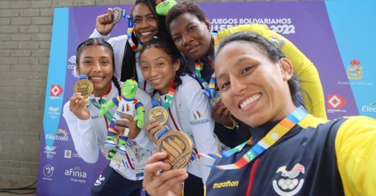 Delegación ecuatoriana regresa de Bolivarianos con mira en Odesur de Paraguay / Foto: cortesía ministerio de Deportes