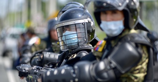 Ecuador inicia la formación de 1.300 guardias para aplacar la crisis carcelaria / Foto: EFE