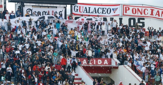 La sorpresa de la cuarta fecha fue la victoria de Libertad sobre Aucas en el estadio Gonzalo Pozo/ Foto: cortesía Liga