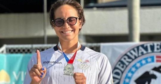 La natación con aletas es un deporte subacuático que está ganando fuerza/ Foto: cortesía Ministerio de Deportes