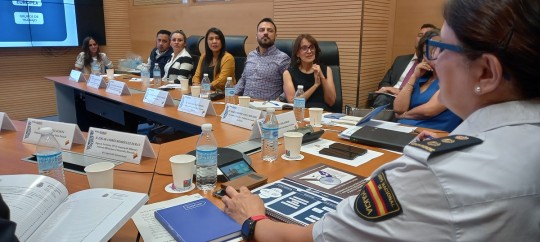 Durante esta visita a España, compartieron los retos y estrategias de sus países en lo relativo a la prevención del delito transfronterizo / Foto: cortesía Eurofront