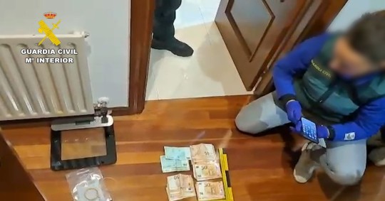 2,5 toneladas de cocaína procedentes de Ecuador fueron intervenidas en España / Foto: cortesía Guardia Civil de España