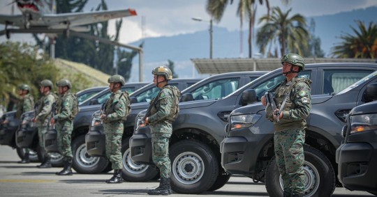 94 vehículos blindados serán utilizados para combatir el crimen / Foto: cortesía Presidencia de la República