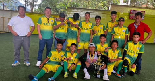 Paquisha y Palanda representarán a Zamora en el Nacional de Futsal / Foto: Cortesía ministerio de Deportes