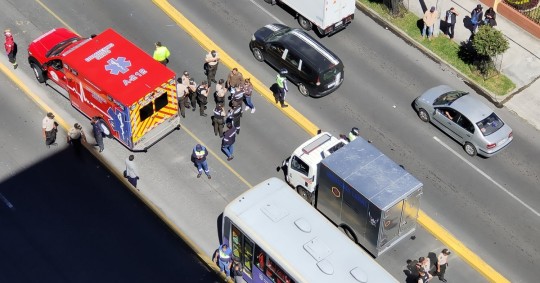 La Empresa de Transporte informó de que "luego de ser atendida por los cuerpos de socorro, el ciudadano falleció"/ Foto: cortesía 