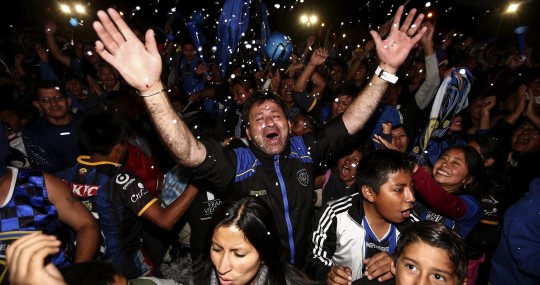 Los directivos del equipo ecuatoriano, que saben que sus hinchas serán minoría en las gradas, también esperan contar el apoyo del público argentino / Foto: EFE