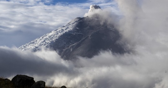 El Sangay y el Cotopaxi expulsaron ceniza / Foto: EFE