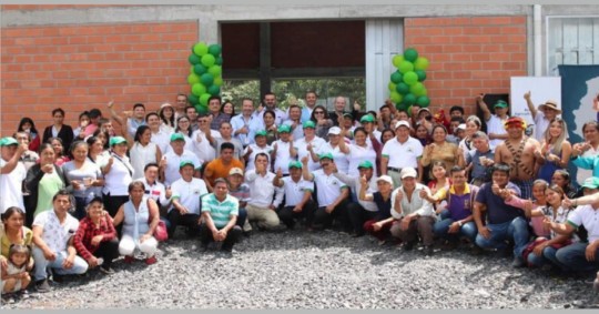 Esta infraestructura permitirá procesar 500 kg / hora de café pergamino seco a café oro o verde con calidad de exportación, logrando producir un café libre de deforestación / Foto: cortesía ministerio de Ambiente