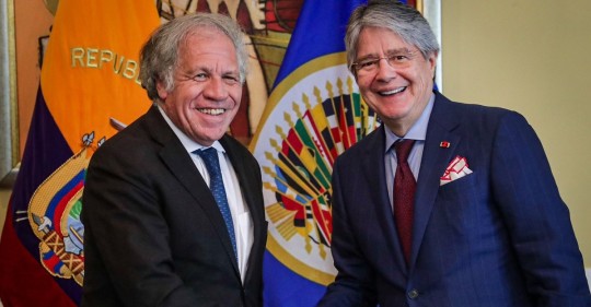 El presidente Guillermo Lasso inició ayer su agenda de trabajo en Washington D.C. / Foto: cortesía Presidencia 