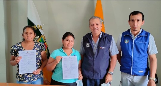 Emprendedores de Zamora Chinchipe recibieron notificaciones sanitarias / Foto:cortesía Ministerio de Agricultura